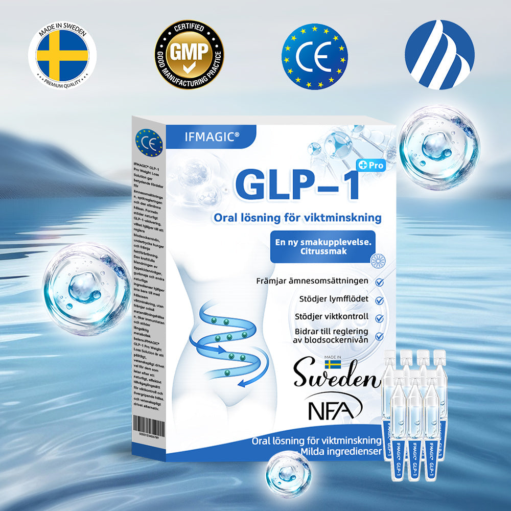 IFMAGIC® GLP-1 Pro Oral lösning för viktminskning 🌵En dos per dag – synliga resultat inom 7 dagar👩‍⚕️Lämplig för fetma, hjärt-kärlsjukdomar, diabetes, sömnapné, högt kolesterol och höga blodfetter, ledproblem med mera
