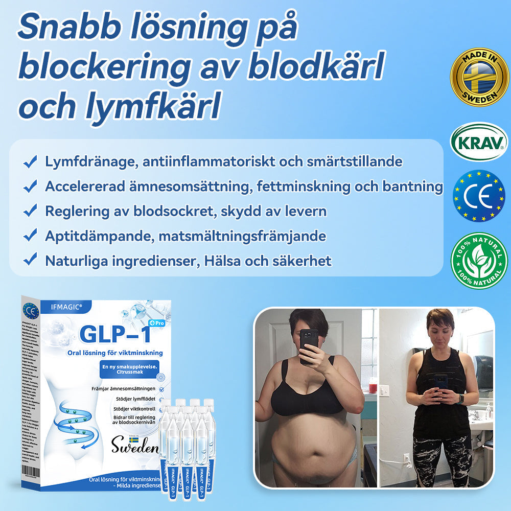 IFMAGIC® GLP-1 Pro Oral lösning för viktminskning 🌵En dos per dag – synliga resultat inom 7 dagar👩‍⚕️Lämplig för fetma, hjärt-kärlsjukdomar, diabetes, sömnapné, högt kolesterol och höga blodfetter, ledproblem med mera