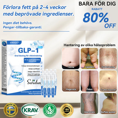 IFMAGIC® GLP-1 Pro Oral lösning för viktminskning 🌲En dos per dag – synliga resultat inom 7 dagar👩‍⚕️Lämplig för fetma, hjärt-kärlsjukdomar, diabetes, sömnapné, högt kolesterol och höga blodfetter, ledproblem med mera